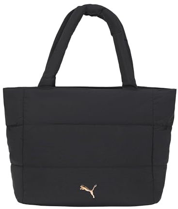 PUMA Damen Plush Tote Tragetasche, Schwarz
