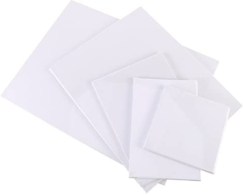 BELLIFFY 10St Ölmalkarton aus Baumwolle Öl- Ölfarben-Leinwandtafeln kleine Leinwandtafel Bulk- acrylbilder schuler Baumwollbrett aus Reiner Baumwolle Segeltuch Weiß