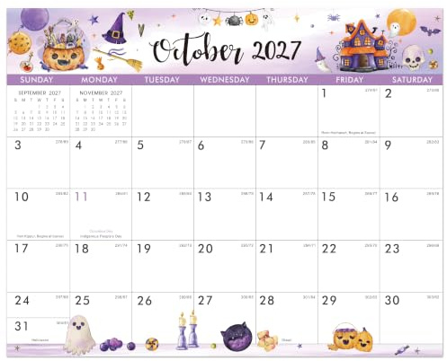 2026-2027 Magnetic Calendar - 2026-2027 Calendar from Jul.2026 - Dec.2027, Magnetic Calendar for Refrigerator, 8 × 10, Tear-off Pad, Perfect Fridge Calendars for Refrigerator - Seasonal Theme