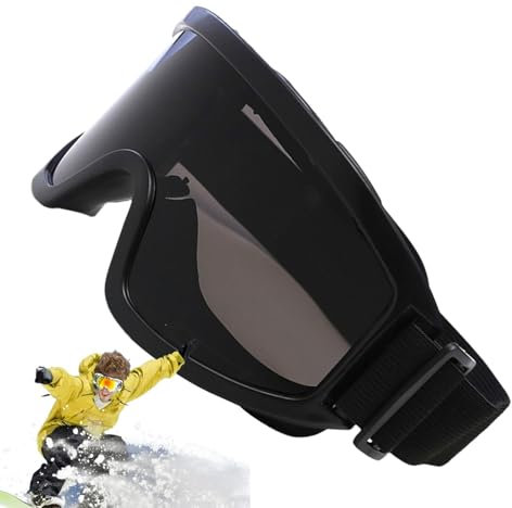 Schneebrille – Skibrille Damen | Schneebrille | Snowboardbrille | Professionelle Fahrradbrille | Ski- und Snowboardbrille für Herren und Damen | Anti-Beschlag-UV-Schutzbrille zum Radfahren