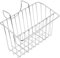 KICHOUSE 1pieza Cesta Colgante De Acero Inoxidable Para Fregadero Organizador De Almacenamiento De Cocina Con Diseño Abierto Y Drenaje Rápido Para Esponjas Jabón Y Toallas