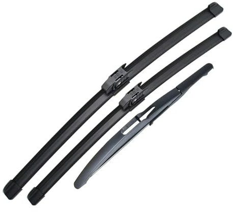 BTSWXH Limpiaparabrisas Delantero y Trasero, escobillas limpiaparabrisas, Parabrisas, Ventanas, escobillas de Lluvia de 22, 16 y 10 para Renault Dacia Dokker 2016-2020