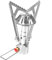 VICASKY 1 réchaud à gaz portable pour camping, coupe-vent, fuite, sûr pour l'extérieur, mini réchaud de pique-nique, résistant aux hautes températures pour les activités de plein air