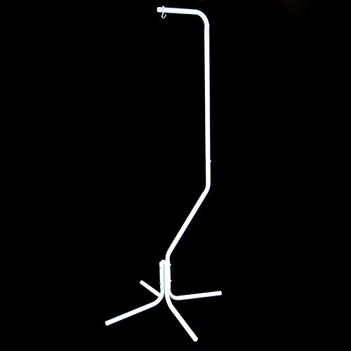 Actiaspet Bird Cage Stand Metal in Black or White 167cm Tall (White)