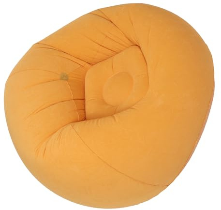 Mikikit Fauteuil Gonflable Extérieur avec Finition Canapé Portable Ergonomique pour Adultes Résistant Aux Intempéries Siège Compact Camping Pique- et Terrasse