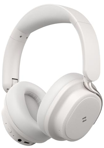 Havit SPACE NC01H Hybrid Kopfhörer mit aktiver Geräuschunterdrückung, Over-Ear Bluetooth-Kopfhörer mit 4 Mikrofonen und ENC, 132 Stunden Spielzeit, faltbare Kopfhörer mit tiefem Bass, Bluetooth 6