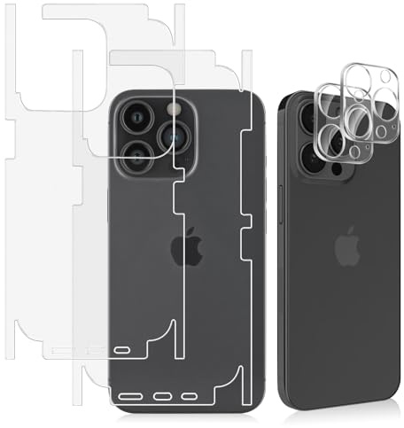 HeeYeal Back Screen Protector TPU +Camera Lens Protection for iPhone 13 Pro