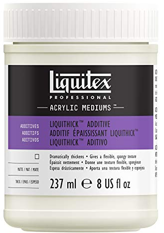 Liquitex 125908 Professional Liquithick Verdickendes Gel Medium, verleiht es die Handhabungseigenschaften von Öl- oder Encaustinc Farbe, 237ml Topf