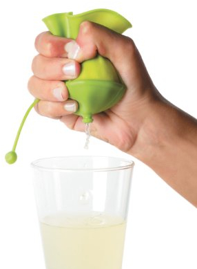 Lékué - Exprimidor y conservador de limones, silicona, color verde