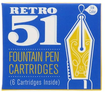 Retro 1951 - Tintenpatronen - 6-er Pack - Blau