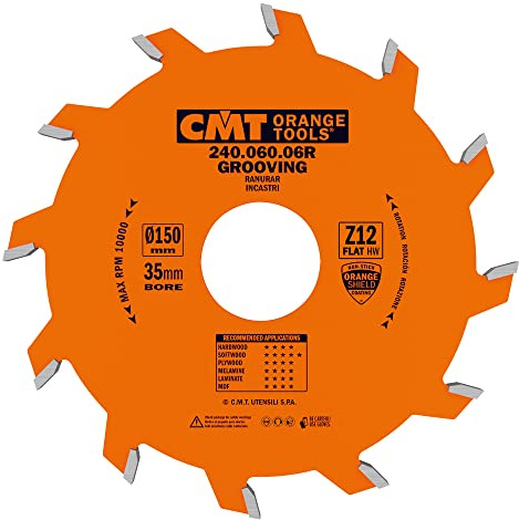CMT ORANGE TOOLS 240.060.06R - NUTKREISSÄGEBLATT D=150X6X35 Z=12 FLACHZAHN