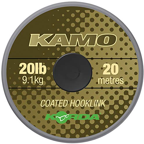 Korda Kamo Coated Hooklink 20m - Vorfachmaterial, Tragkraft:20lbs/9.1kg