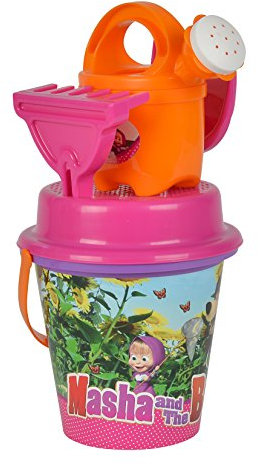 Simba 109306194 - Mascha und der Bär Eimergarnitur 7-teilig