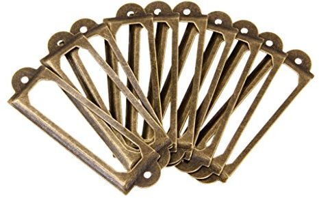 50 X Schublade Schrankrahmen Etikettenrahmen Label-Tag Zuggriff Dateinamen kartenhalter - #3