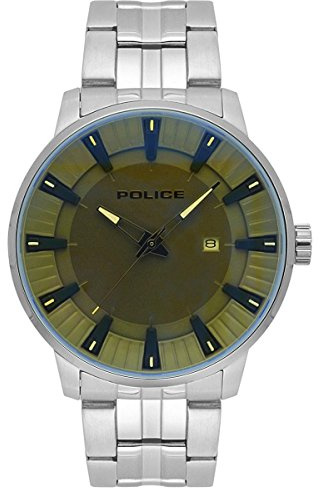 Police Herren Armbanduhr Analog Quarz Edelstahl PL15391JS.61M