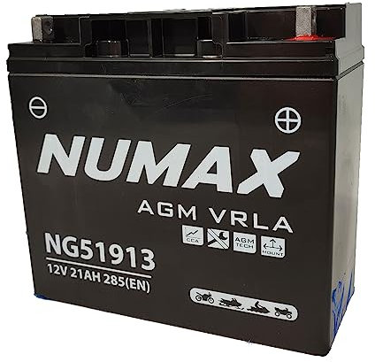 Batterie Numax GEL Special Harley YG51913 12 V 21 AH 390 AMPS EN