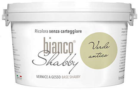 CHALK PAINT Verde Antico per Mobili e Pareti - Pittura Shabby Chic Vintage EXTRA OPACA (2,5 Litri)