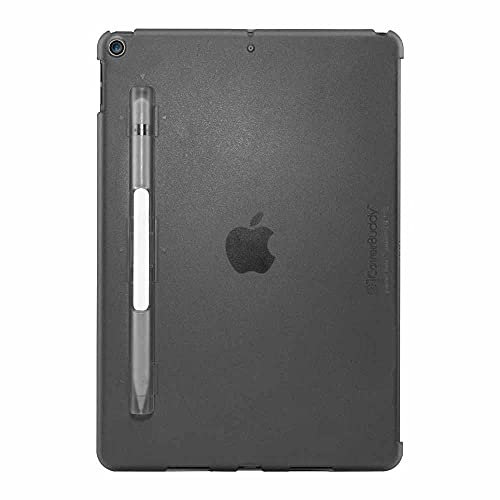 SWITCHEASY CoverBuddy iPad 8th (2020)/7th (2019) Generation Schutzhülle mit Stifthalterung für 10,2 Zoll iPad, kompatibel mit Smart Keyboard Folio und Apple Pencil (10,2 Zoll Transparent Schwarz)