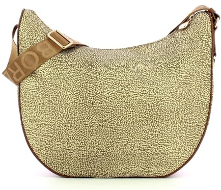 Borbonese Damen-Tasche, mittelgroß, Beige