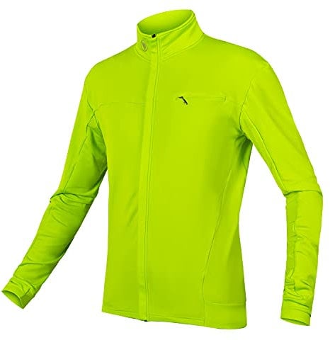Endura Xtract Roubaix Long Sleeve Cycling Jersey, Bright Yellow, L