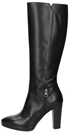 Nero Giardini I308910D Stivali Donna in Pelle - Nero 39