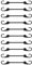 Joneaz Mini Bungee Cord with Hooks 2 inch, 10-Piece, UV Resistant, 5 mm Diameter Elastic Rubber Cord…