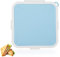 Cyrank Contenedores de sándwich, Caja de plástico Reutilizable para sándwich, contenedores de Aperitivos, Fiambrera para niños para Frutas, ensaladas, Aperitivos(Azul)