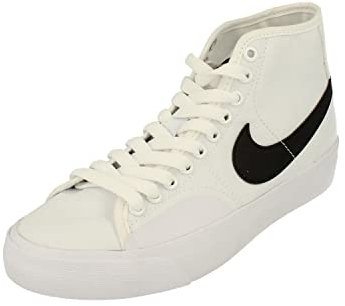 NIKE SB Blazer Court Mid Mens Trainers DC8901 Sneakers Shoes (UK 5.5 US 6 EU 38.5, White Black White 100)