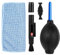 VOANZO Kit per la Pulizia dell'obiettivo della Fotocamera Soffiatore per Obiettivo Penna per Fotocamera e Panno in Microfibra per la Pulizia degli Accessori per la Pulizia della Fotocamera