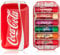 Lip Smacker Coca Cola Coffret, Ensemble de 6 BaumesÀLèvres Assortis aux Saveurs Authentiques de Coca-Cola, Fanta et Sprite