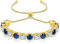 LOVANS Armband Gold Damen mit 6MM Zirkonia Tennisarmband Verstellbares Armbänder für Frauen Geschenke zum Muttertag Geburtstag Weihnachten