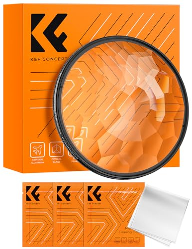 K&F Concept 82mm Kaleidoscope Prism Lens Filter Optical Glass Prism Special Effect Camera Lens Filter (Nano-B Series)