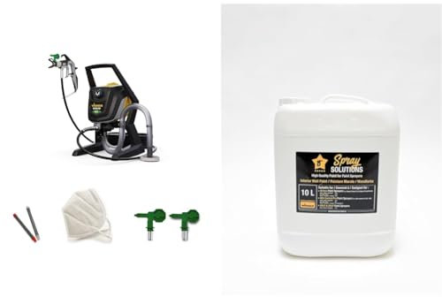 WAGNER Système par pulvérisation Airless Control Pro 350 R, 15 m²-2 min, tuyau 15 m + SPRAY SOLUTIONS testé et approuvé par WAGNER, Peinture intérieure