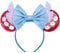 RAZKO Hairband, Stitch Red Minnie Ears Headband with Sequin Shiny Ears and Bow for Women Girls Hair Accessories, One Size Fits All, 16 Headbands Available