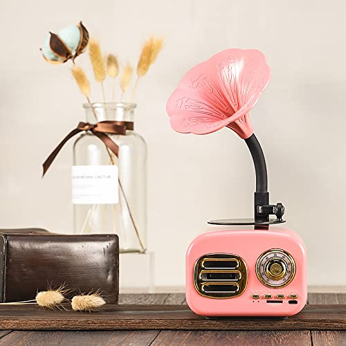 Bluetooth Speaker, Portable Wireless Retro Gramophone Radio Computer Audio, High-fidelity Speaker, Supports TF Card Playback, Compatible with a Variety Of Mobile Phones