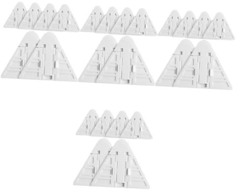 ibasenice Stk Kindersicherung Schiebefensterschlösser Kindersichere Fenstersicherungen Fenstersicherheitsschlösser Türschloss Für Kinder Türschloss Babysicher Schranktürschlösser Abs Weiß