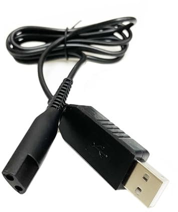 FackLOxc Unverzichtbares Netzteil USB Kabel Für Rasierer Der Serien Braun1-9 Und Langlebige USB Leitung