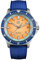 San Martin SN0118 Automatikuhr für Herren, 40 mm Saphirglas, Taucheruhren, 316L Edelstahl, 200 m wasserdicht, Orangefarbenes Zifferblatt, Modern