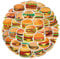 ITOMUFD Hamburger Sticker Set Aufkleber Jugendliche Erwachsene 50 Stück Hamburg Wasserfeste Vinyl Decals Auto Motorräder Fahrrad Skateboard Snowboard Gepäck Laptop Koffer Helm Motorrad Computer