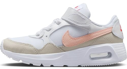 Nike Air Max SC jüngere Kinder Schuh, White/Echo Pink-Lt Orewood BRN, 30 EU