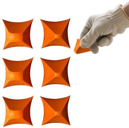 Silikon-Nahtwerkzeuge, wiederverwendbar, Dichtungswerkzeug-Set, Silikon-Abdichtungswerkzeug, Dichtungsapplikator, Finishing-Werkzeug, Silikon-Entferner-Werkzeug für Küche, Bad, Fugenboden, 6 Stück