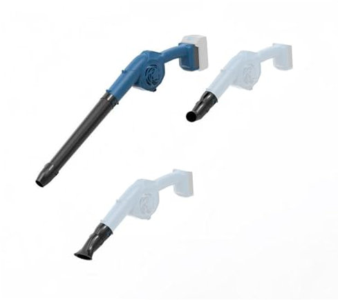 panthem Akku Laubbläser Gebläse Klein bläser Mini Luftgebläse kabellose kompatibel mit Bosch GBA 18V (ohne Akkus), für Rasenpflege Laubblasen Elektrisch Luftbläser zum Wegblasen von Laub, Schnee
