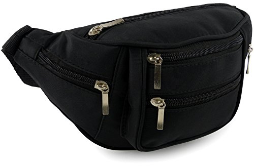 Quality Bum Bag with 6 Zipped compartment