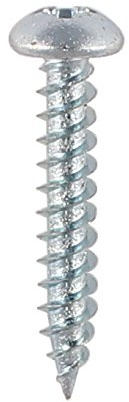 TIMCO PZ2 Round BZP Twin Woodscrews - 10 x 2 - Zinc Plated - Box of 200