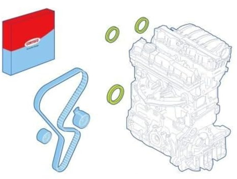 Corteco 289014 Wellendichtringsatz, Motor | 289014 passend für Movano Viva