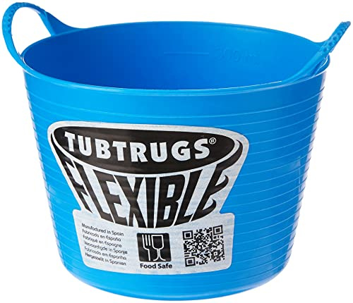 Faulks and Company 2593 Trug Flexible Micro Tub, Blue, 0.37 Litre