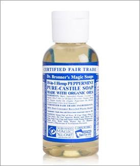 Dr. Bronner 's Liquid Bio Kastilien Seife Pfefferminze 60-(3er Pack)