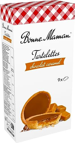 Bonne-Maman Tartelettes au Chocolat Caramel 9 sachets individuels - 135 g