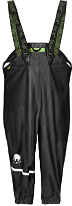 Celavi Baby - Jungen Basic Pu Rain Pants Regenhose, Schwarz (Schwarz 106), 90 EU