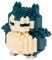Nanoblocks NBPM012 Pokemon Snorlax, Bandai, Ronflex
